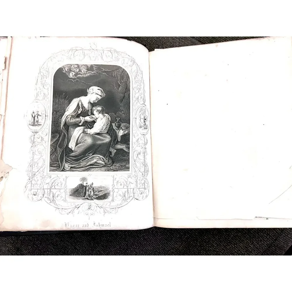 Antique Family Bible with Apocrypha - 1872